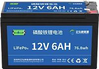 Аккумулятор LiFePO4 12.8V 6Ah 76,8 wh, фото 2