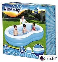 Надувной бассейн Bestway Большая лагуна 54117 (262х157х46), фото 3