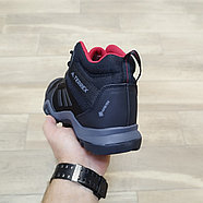 Кроссовки Adidas Terrex AX3 Mid Black Red Gray, фото 4