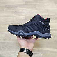 Кроссовки Adidas Terrex AX3 Mid Black Red Gray