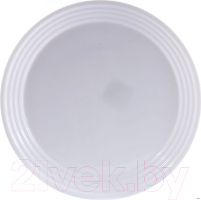 Блюдо керамическое, 27*27*2,5 см (белый)