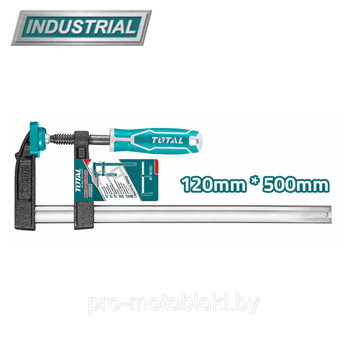 Струбцина F-образная 120 x 500 мм TOTAL THT1321203