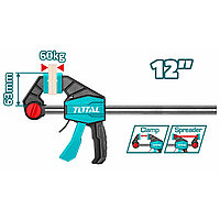 Струбцина пистолетная 63x300 мм TOTAL THT1340602