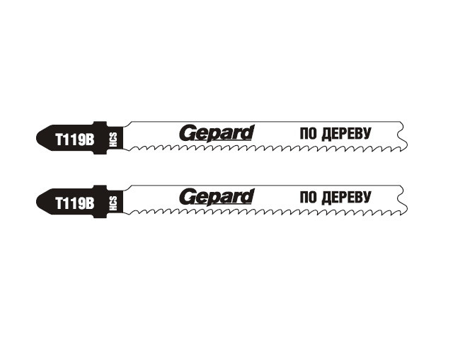 Пилка лобз. по дереву T119B (2шт.) GEPARD (GP0620-11)