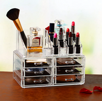 УЦЕНКА Органайзер акриловый для косметики Cosmetic Storage Box 6 полок