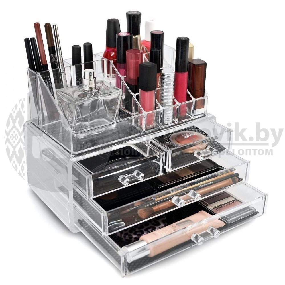 УЦЕНКА Органайзер акриловый для косметики Cosmetic Storage Box 5 полок - фото 5 - id-p192120062