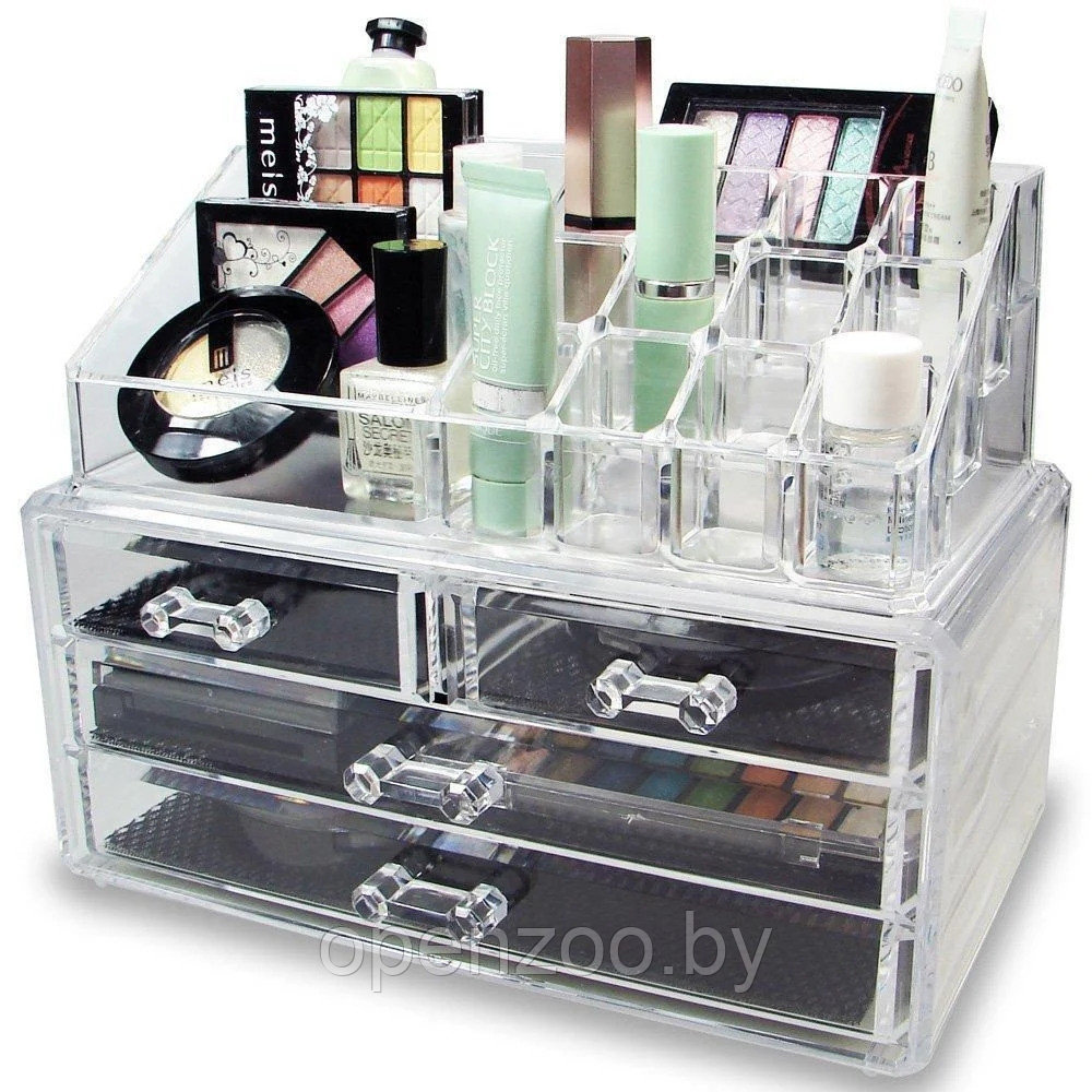 УЦЕНКА Органайзер акриловый для косметики Cosmetic Storage Box 5 полок - фото 4 - id-p192120288