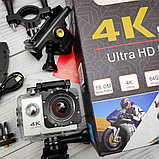 Экшн камера 4К Ultra HD Sports (4K WiFi Action Camera). Качество А Черный, фото 2