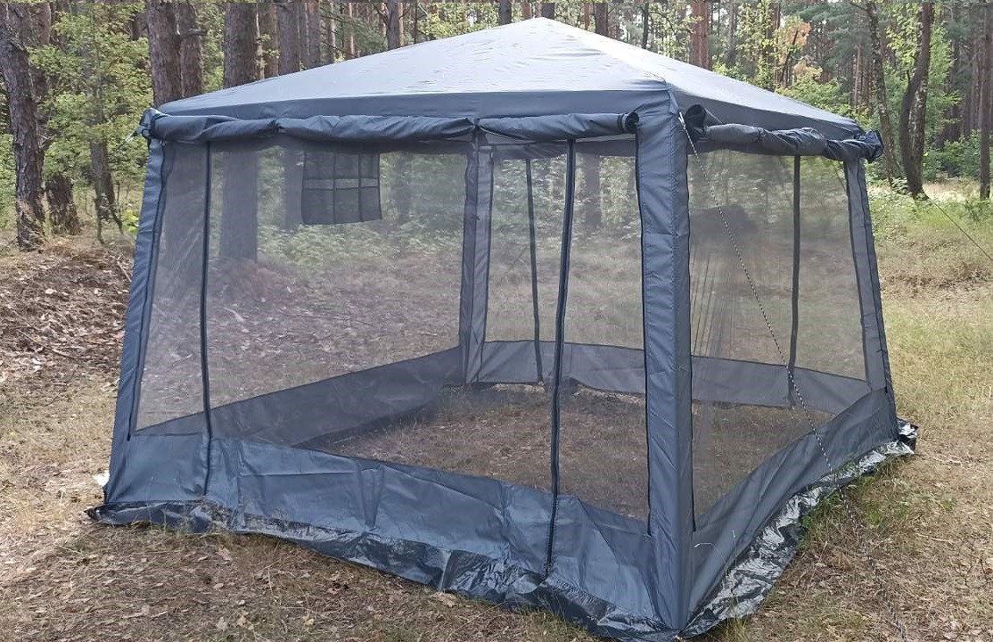 Шатер, тент палатка с защитной сеткой (320х320х245), арт. Lanyu LY- 1628D - фото 3 - id-p145461454
