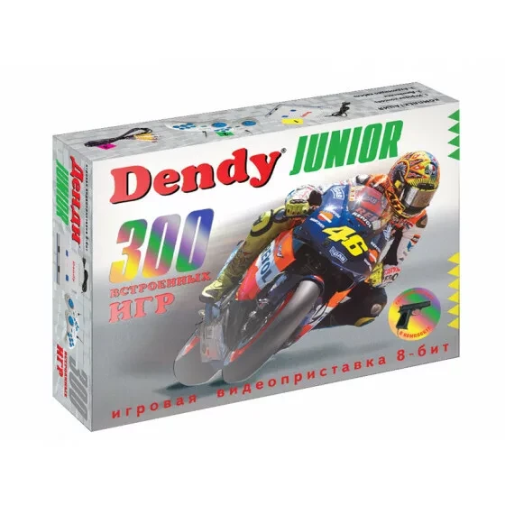 Игровая приставка Dendy Junior 300 игр - фото 1 - id-p192119639