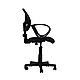Кресло поворотное Рондо, черно-серый, сетка + ткань, фото 3