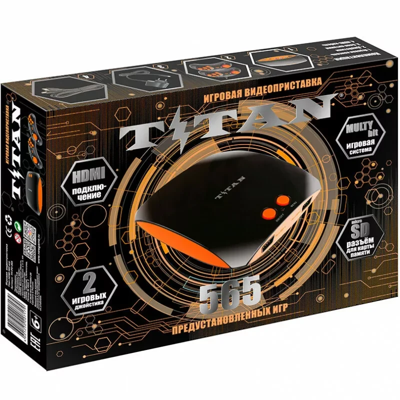 Игровая приставка Titan 565 игр HDMI - фото 1 - id-p192126840