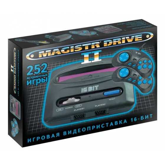 Игровая приставка Magistr Drive 2 lit 252 игры - фото 1 - id-p192126844