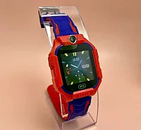 Детские умные часы Smart Baby Watch Q19 (красный с синим)