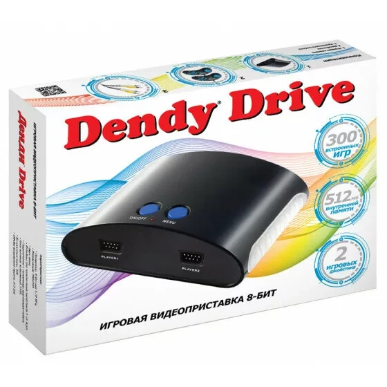 Игровая приставка Dendy Drive 300 игр - фото 1 - id-p192126855