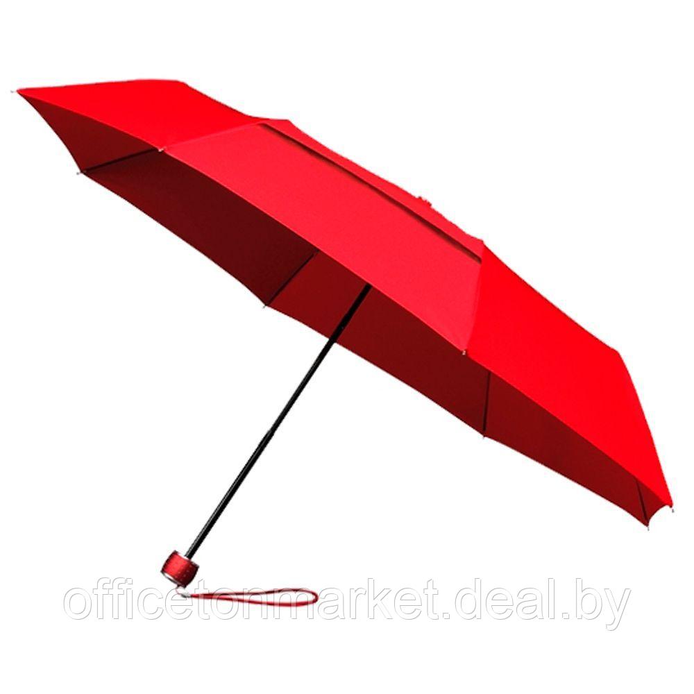 Зонт складной "LGF-99 ECO", 100 см, красный - фото 1 - id-p192083886