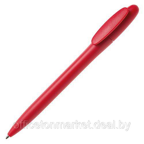 Ручка шариковая автоматическая "Bay MATT", 1.0 мм, красный, стерж. синий - фото 1 - id-p162406815