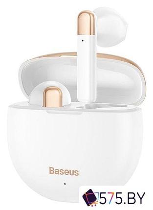 Наушники Baseus Encok W2 (белый/золотистый), фото 2