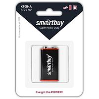 Батарейка солевая крона Smartbuy 6F22/1B (12/240) (SBBZ-9V01B)