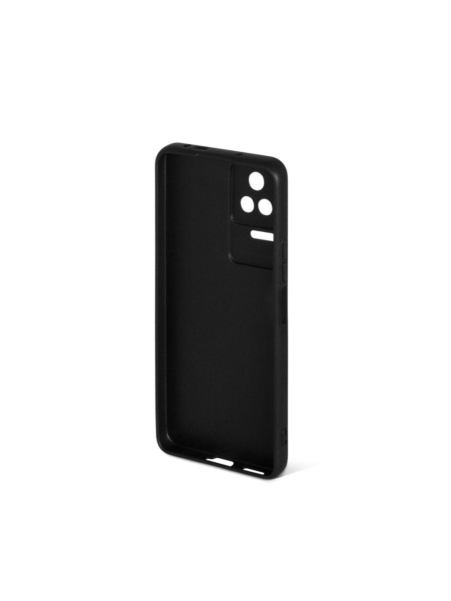 Чехол-накладка для Xiaomi Poco F4 (силикон) черный с защитой камеры - фото 3 - id-p189649143