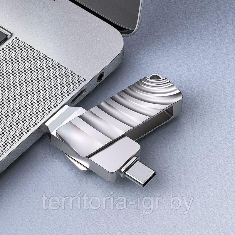 USB-накопитель USB 3.0 + Type-C 32GB BUD3 Borofone - фото 7 - id-p192134127