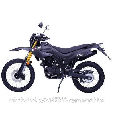 Мотоцикл MINSK X250 (черный).укомплектован балаклавой - фото 1 - id-p192133830