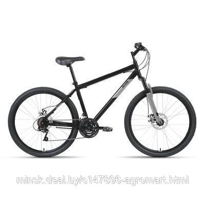 Горный велосипед (хардтейл) Велосипед ALTAIR MTB HT 26 2.0 D (26" 21 ск. рост. 17") 2022, черный/серый, - фото 1 - id-p192133849