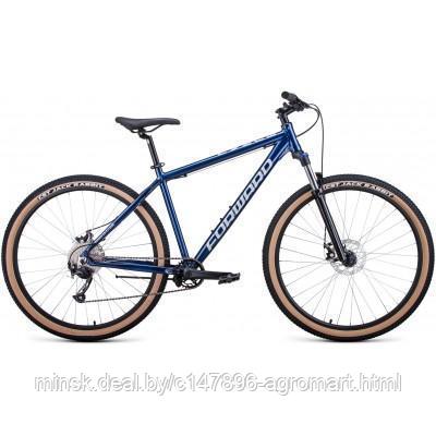 Горный велосипед (хардтейл) Велосипед FORWARD BURAN 29 2.0 DISC (29" 9 ск. рост. 19") 2020-2021, - фото 1 - id-p192133871