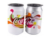 Банка "Coca Cola" для сублимации металлическая белая .