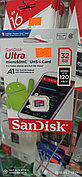 Карта памяти SD 32Gb Class 10 Micro SDXC SanDisk UHS-I Uitra Android 120MB/s premium