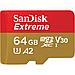 Карта памяти microSDXC 64GB SDSQXAH-064G-GN6MN class10 UHS-I U3 Extreme R/W SanDisk, фото 2