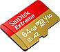 Карта памяти microSDXC 64GB SDSQXAH-064G-GN6MN class10 UHS-I U3 Extreme R/W SanDisk, фото 3