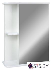 Мебель для ванных комнат Doratiz Шкаф с зеркалом Гретта 60 (правый, белый)