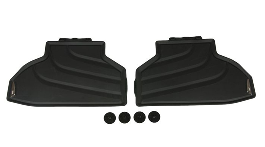 Резиновые оригинальные задние коврики BMW F16 X6 - фото 3 - id-p192179505