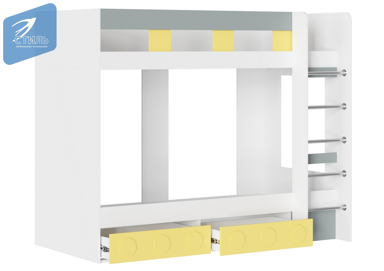 Кровать 2х-ярусная КР-001 Кубо  фабрика Стиль
