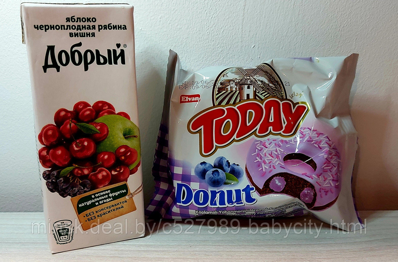 Сок и Donut (угощение для детей) - фото 2 - id-p192185202