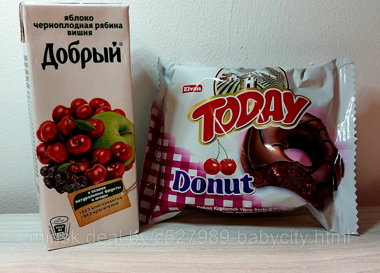 Сок и Donut (угощение для детей) - фото 4 - id-p192185202