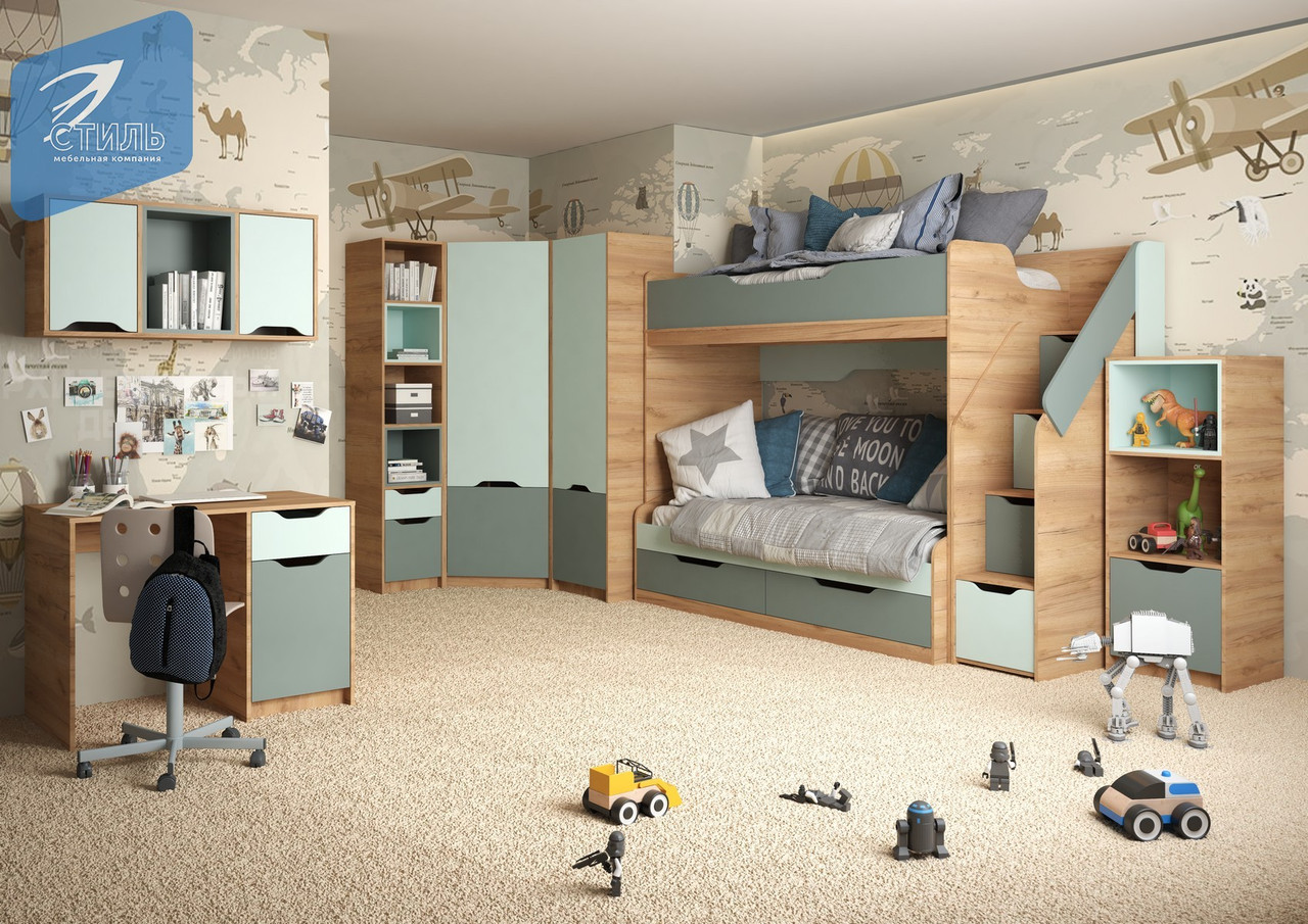 Спальня для подростка Rich модульная (2 варианта цвета) фабрика Стиль - фото 1 - id-p192187633
