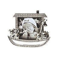 Фоторамка-сувенир Platinum, Кораблик, металлическая со стразами PF9271-3