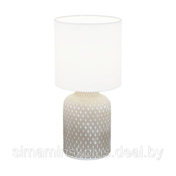 Настольная лампа BELLARIVA, 1x40Вт E14, цвет белый - фото 1 - id-p192212487