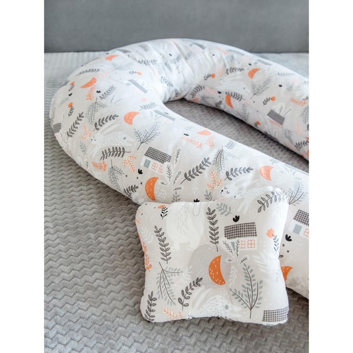 Подушка для беременных «U Комфорт» и подушка для младенцев «Малютка», принт В лесу - фото 2 - id-p192214045