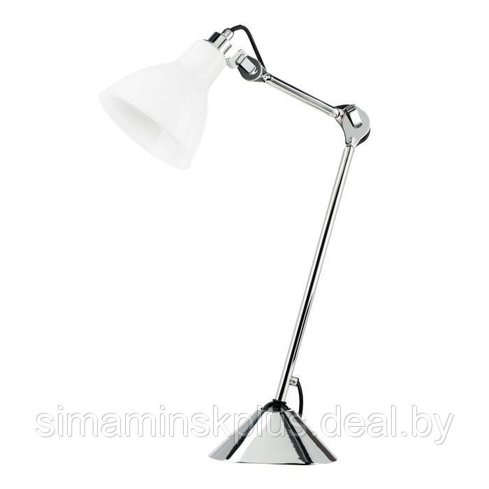 Настольная лампа Loft, 1x40Вт E14, цвет хром - фото 1 - id-p192212559