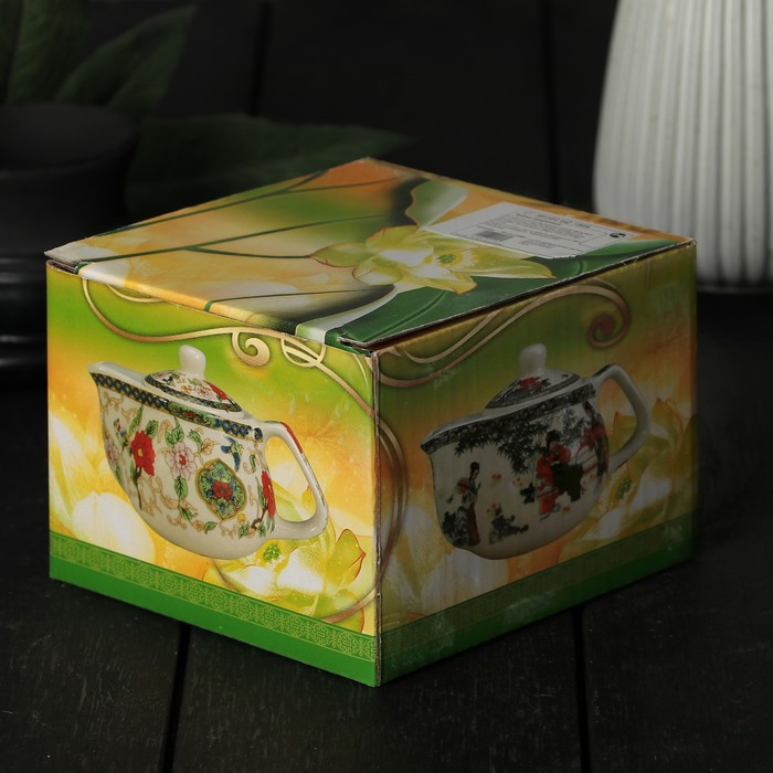 Чайник керамический заварочный «Пейзаж», 200 мл, 15×9,5×9 см, металлическое сито - фото 3 - id-p192215201