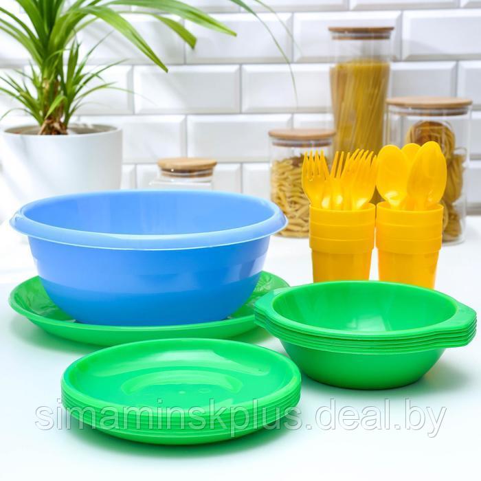 Набор посуды Альт-Пласт «Всегда с собой», на 6 персон, 32 предмета - фото 9 - id-p192213954