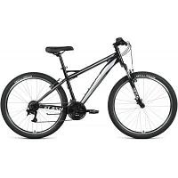 Горный велосипед (хардтейл) Велосипед FORWARD FLASH 26 1.2 (26" 21 ск. рост. 15") 2022, черный/серый,