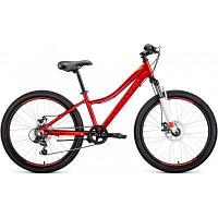 Горный велосипед (хардтейл) Велосипед FORWARD JADE 24 2.0 disc (24" 7 ск) красный, RBKW0664Q002