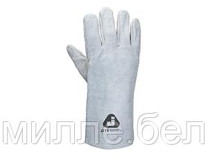 Краги спилковые пятипалые, р-р 10/XL, JetaSafety (JETA SAFETY)