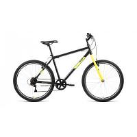 Горный велосипед (хардтейл) Велосипед ALTAIR MTB HT 26 1.0 (26" 7 ск. рост. 17") 2022, черный/желтый,