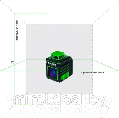 Лазерный нивелир ADA Instruments Cube 360 Green Professional Edition / A00535 - фото 2 - id-p192249299