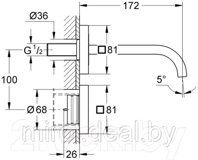 Смеситель GROHE Allure 36235000 - фото 2 - id-p192250756